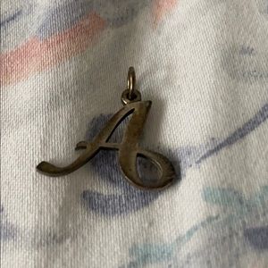 James Avery Sterling silver A Charm